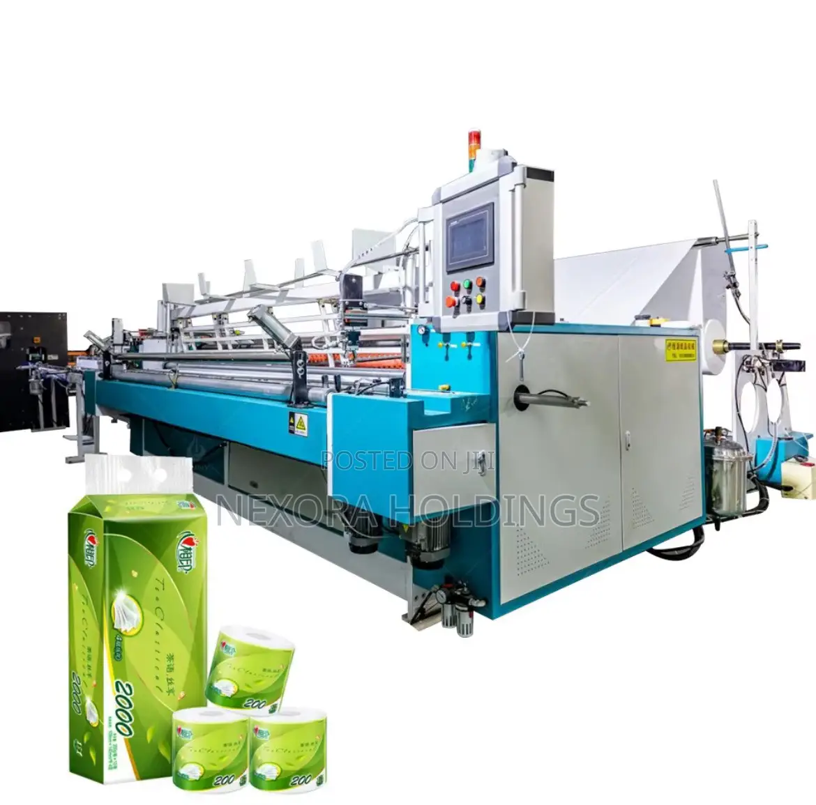 Automatic Toilet Tissue Paper Roll Production