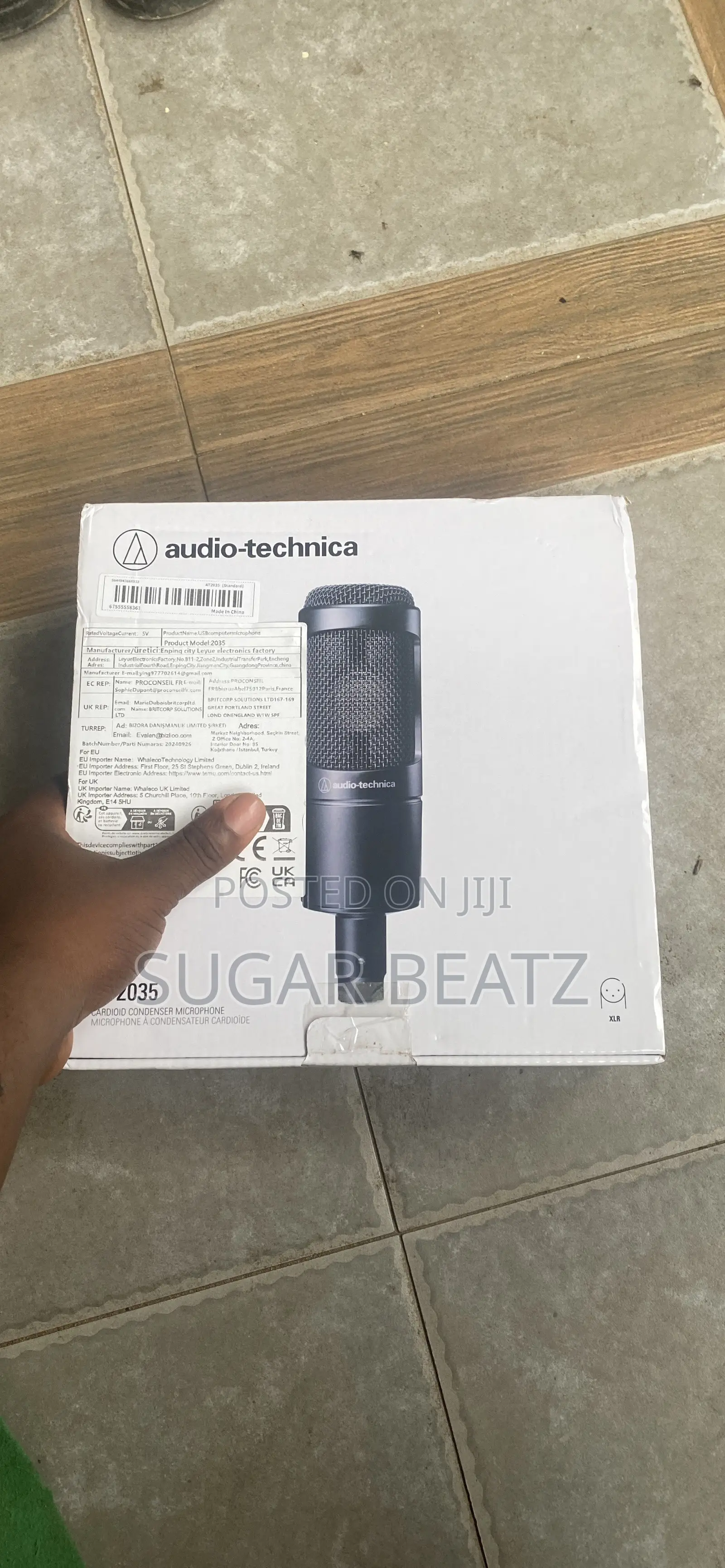 Audio Technica 2035.AT 2035 Condenser Microphone