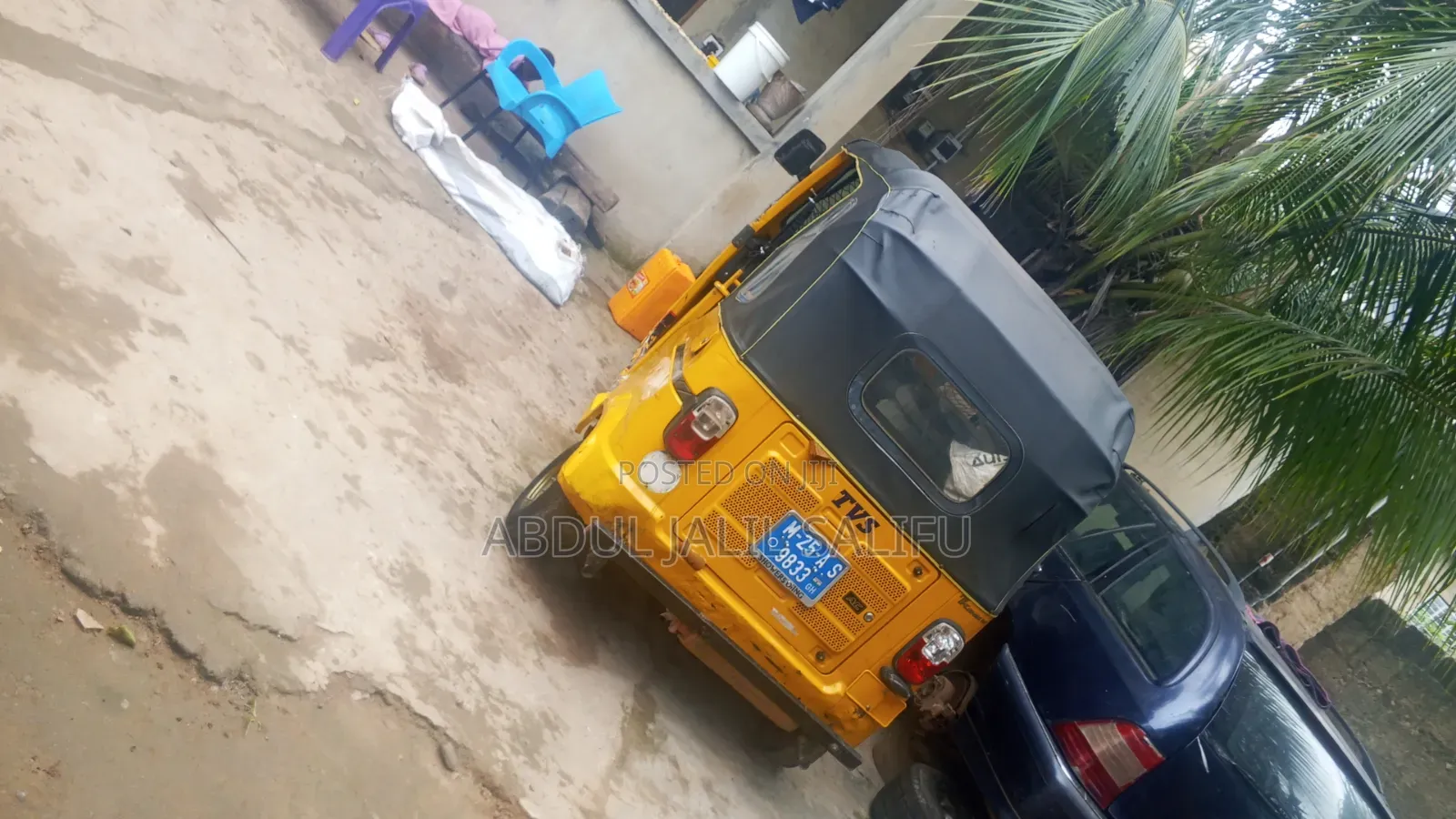 TVS King Deluxe Plus iTouch Start 2025 Yellow