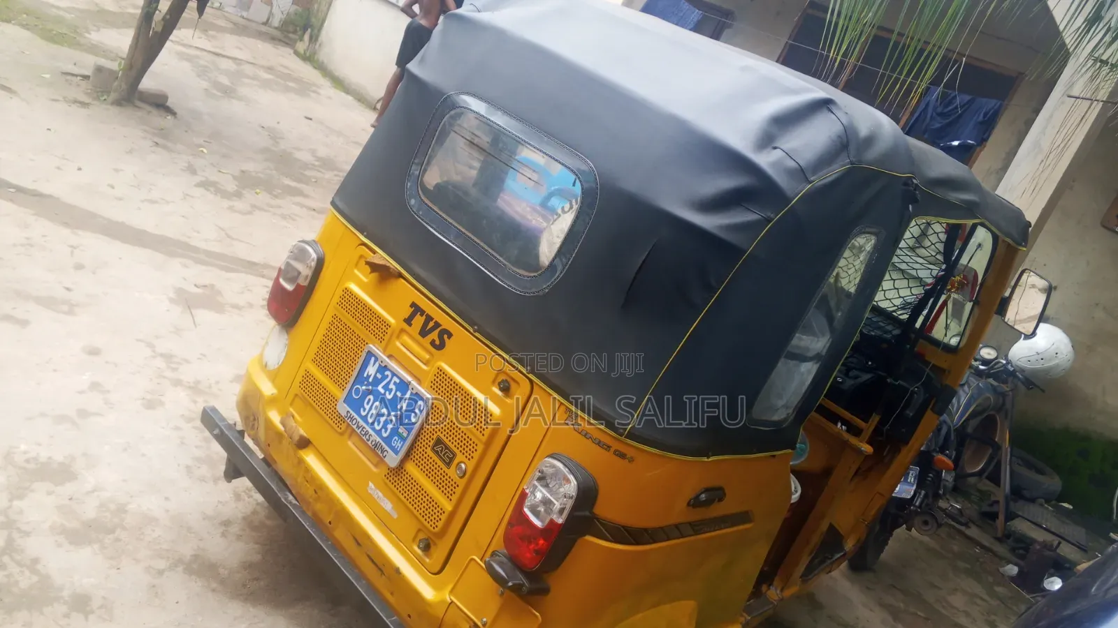 TVS King Deluxe Plus iTouch Start 2025 Yellow