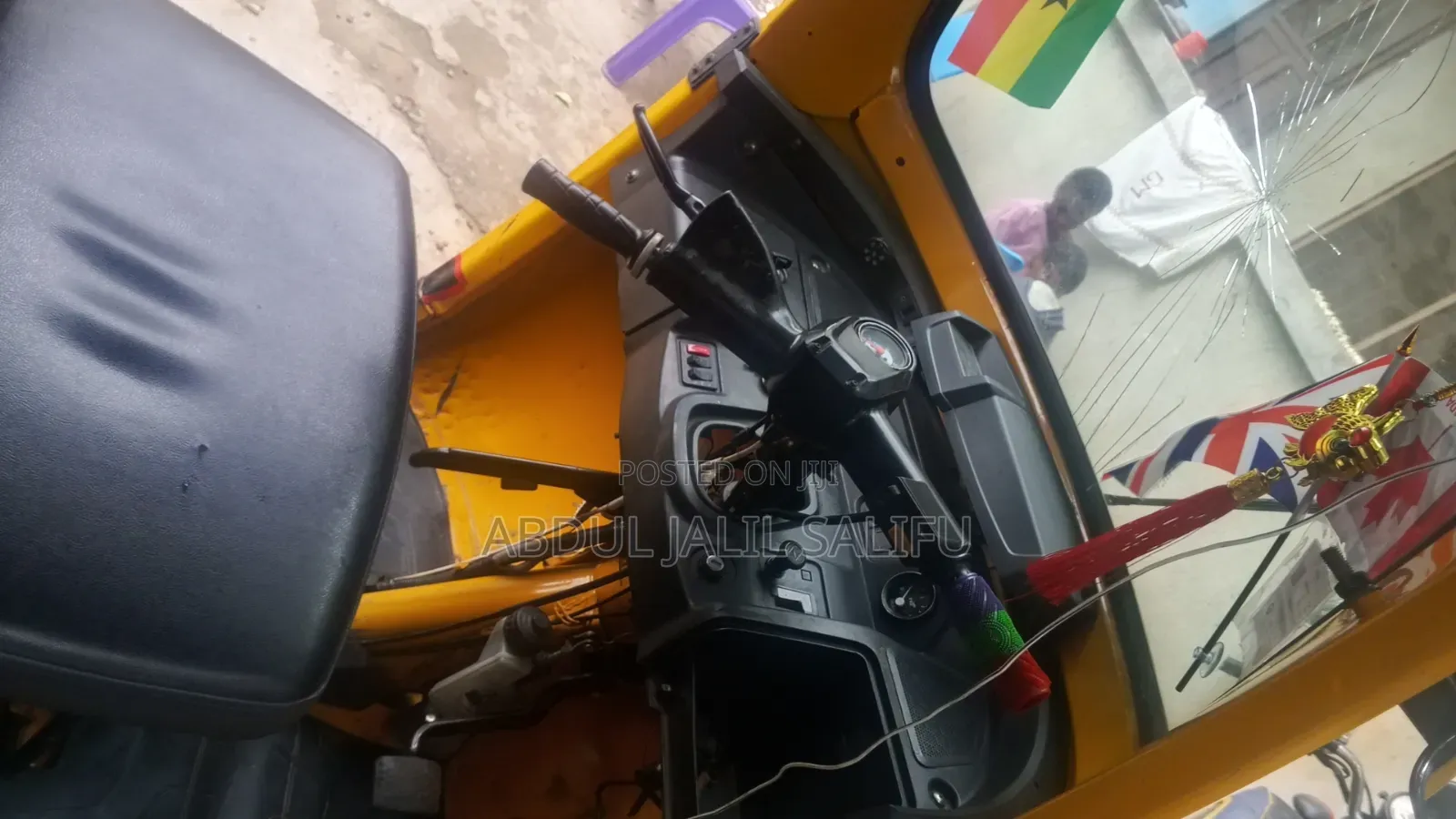TVS King Deluxe Plus iTouch Start 2025 Yellow