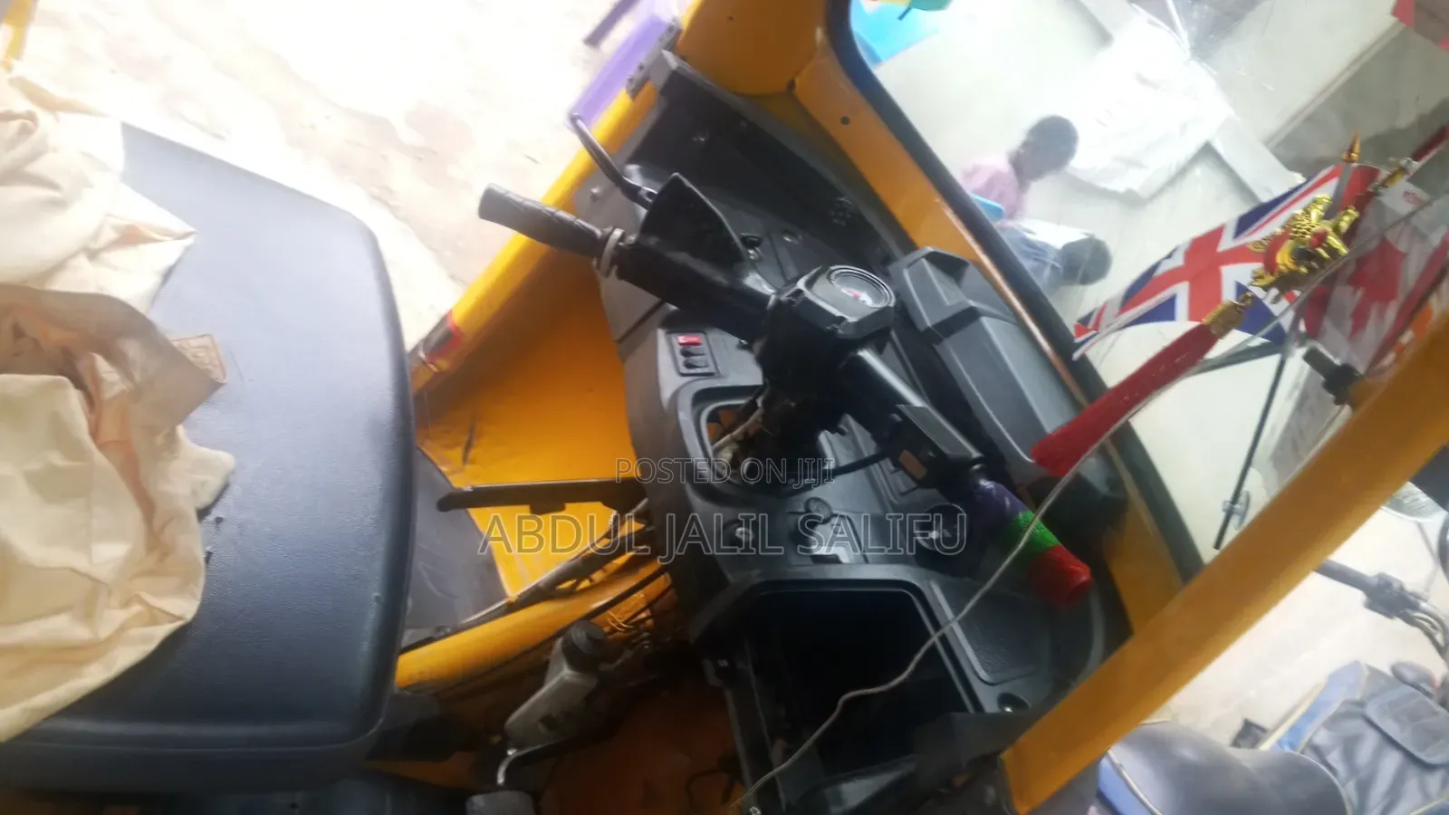 TVS King Deluxe Plus iTouch Start 2025 Yellow