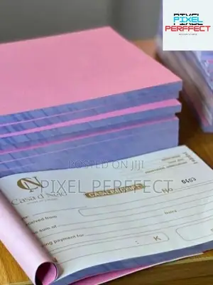 Receipt Book Printing
