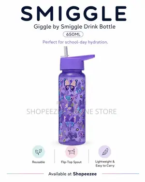 Smiggle Water Bottle / Kids Drink Bottle 650ml