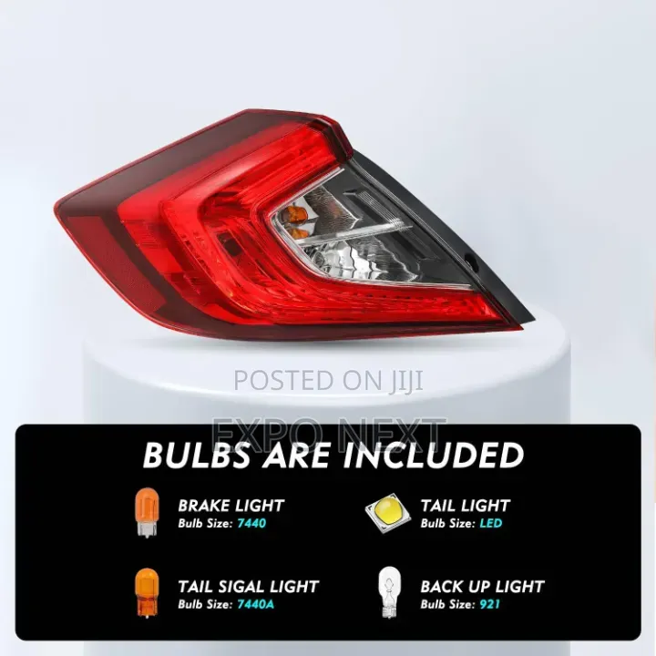 Tail Light for Honda Civic 2016 -2021 Sedan
