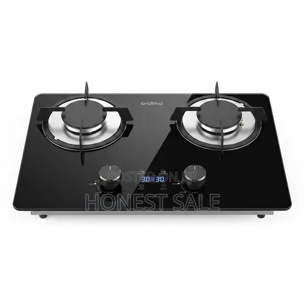 Oraimo FlameSaver D1 2-Burner Gas Stove With Timer