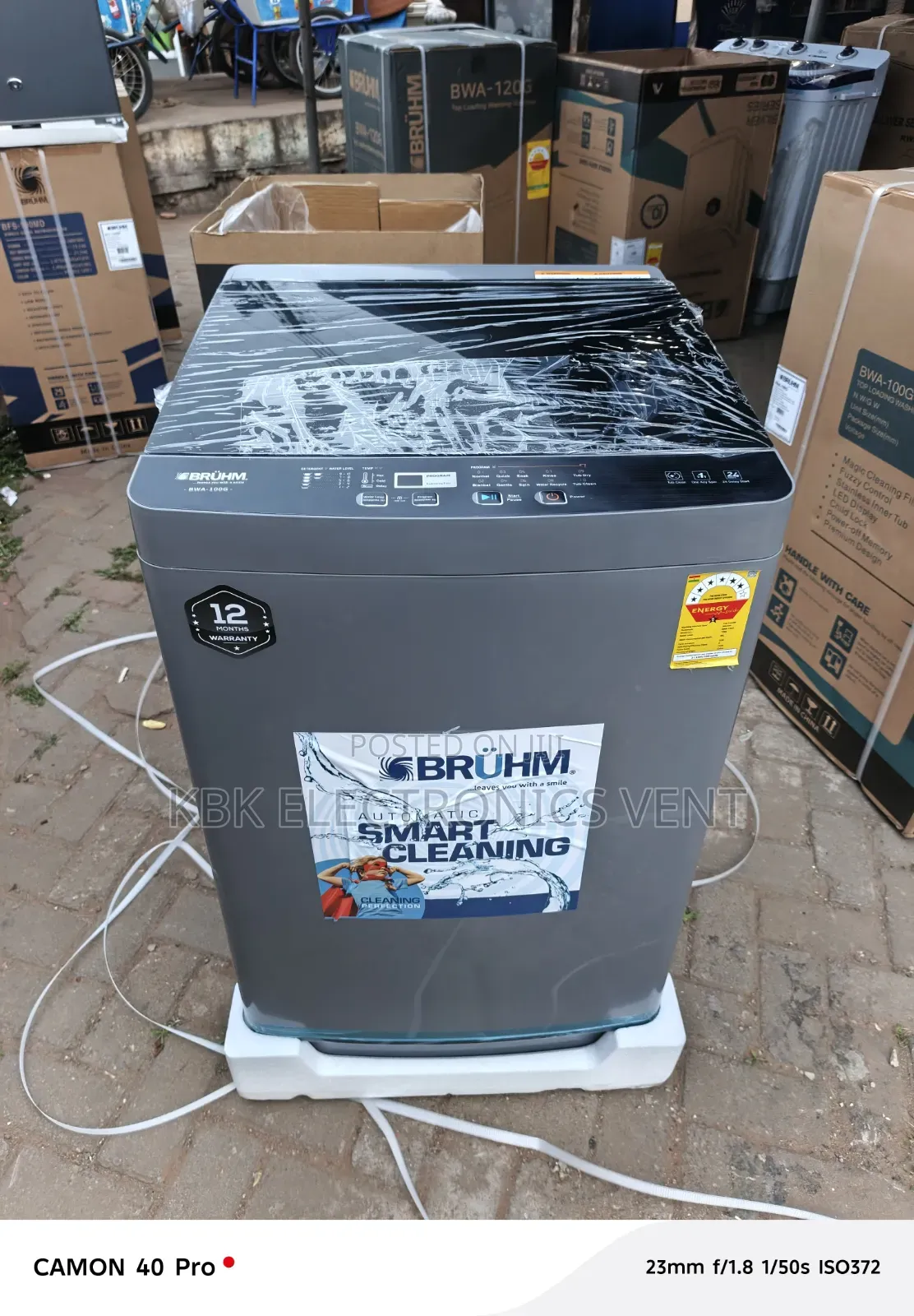 Bruhm 10KG Top Load Full Automatic Washing Machine