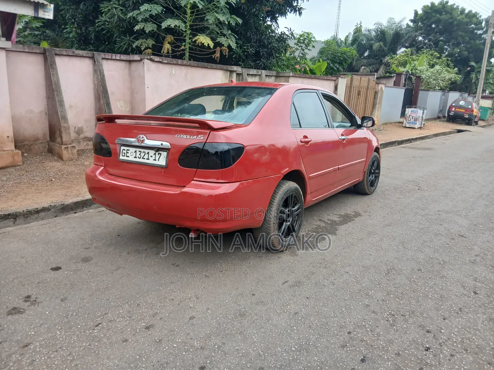Toyota Corolla 1.8 VVTL-i TS 2007 Red