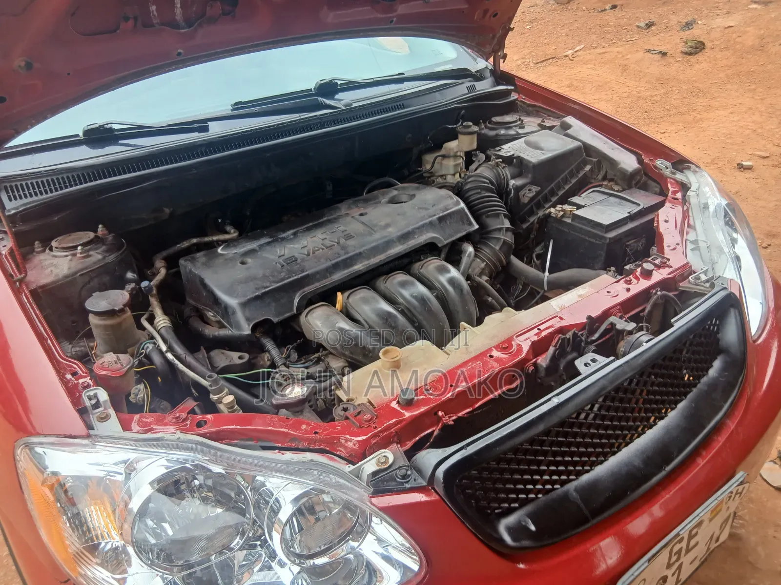 Toyota Corolla 1.8 VVTL-i TS 2007 Red