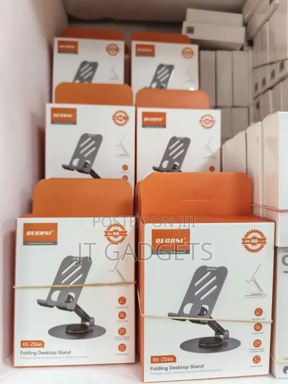 Recrsi Re-Z066 Phone Hanger Desktop Stand Rotates 360° — 100% Original