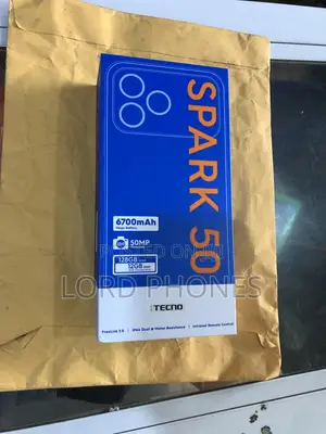 New Tecno Spark 50 128 GB Black