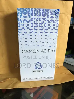 New Tecno Camon 40 Pro 4G 256 GB Black