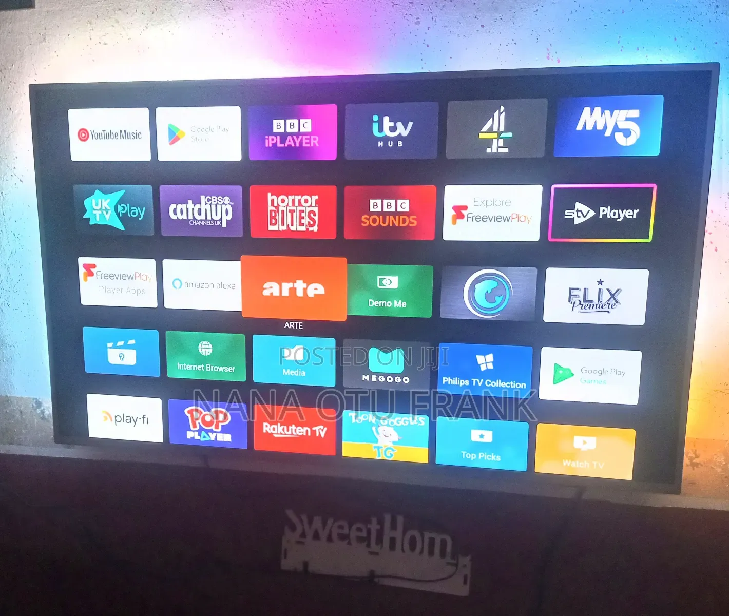 Home Used Philips 60 Inches Android Digital Satellite