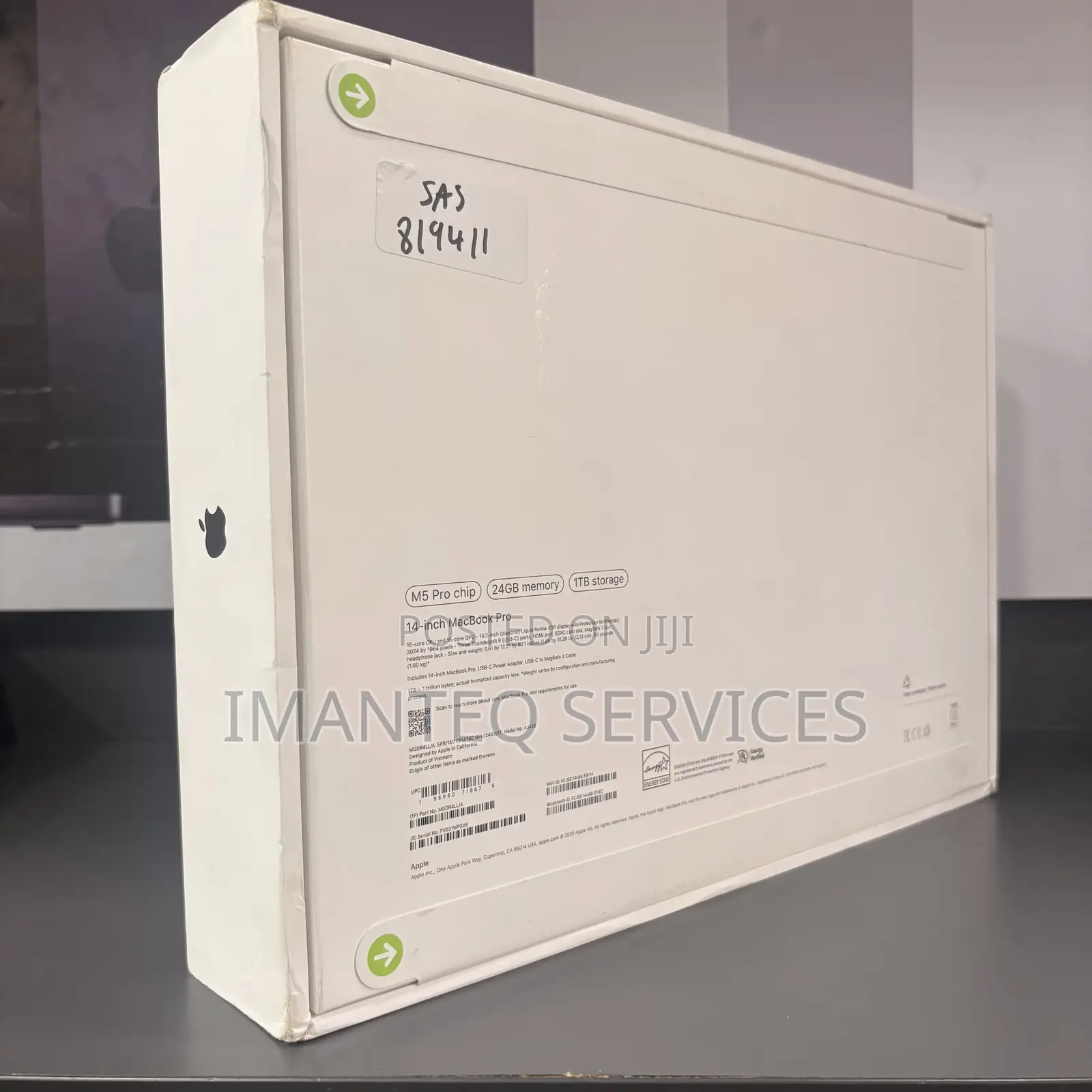 New Laptop Apple MacBook Pro 2026 M5 Pro 24GB Apple M5 Pro SSD 1T