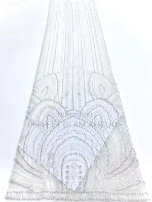 Luxury Handmade Beaded Lace With Pearls