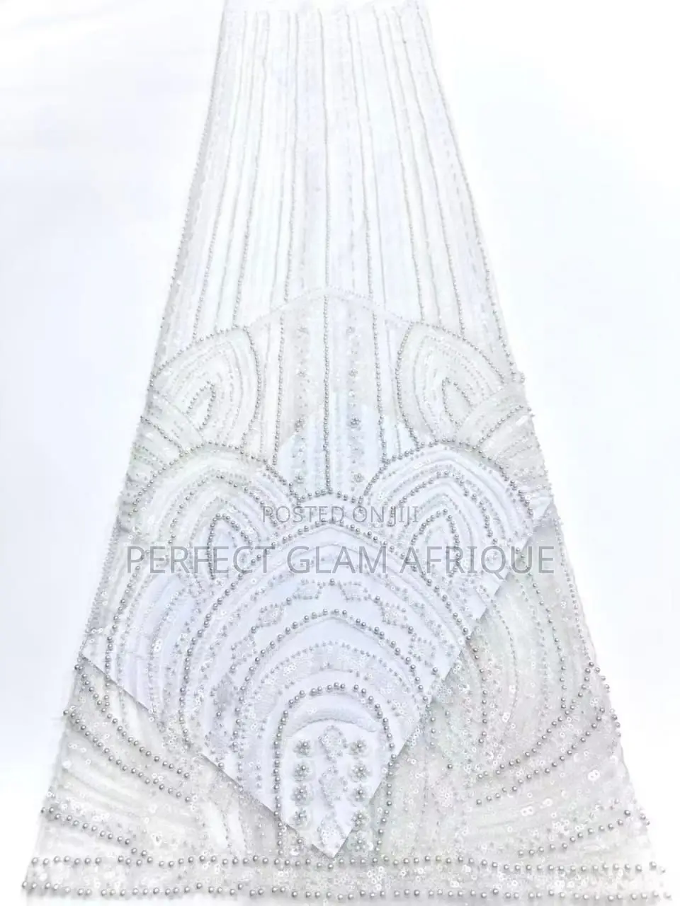 Luxury Handmade Beaded Lace With Pearls