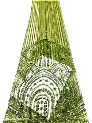 Luxury Handmade Beaded Lace With Pearls