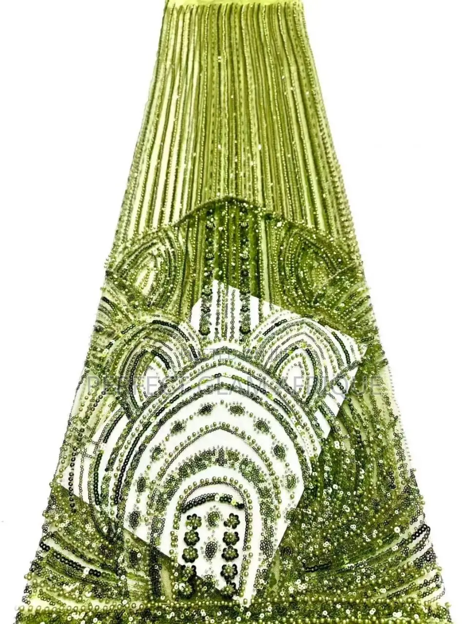 Luxury Handmade Beaded Lace With Pearls