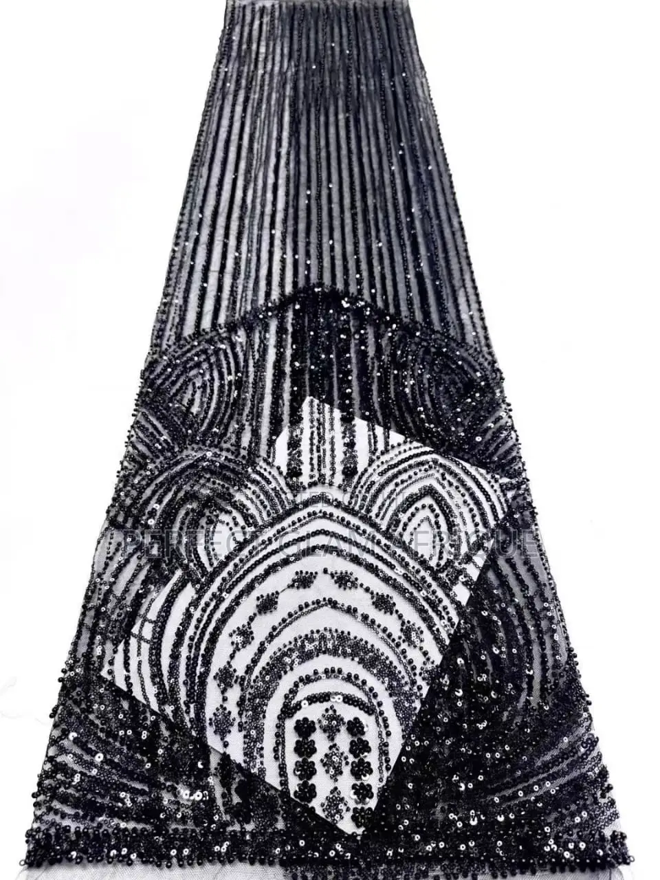 Luxury Handmade Beaded Lace With Pearls
