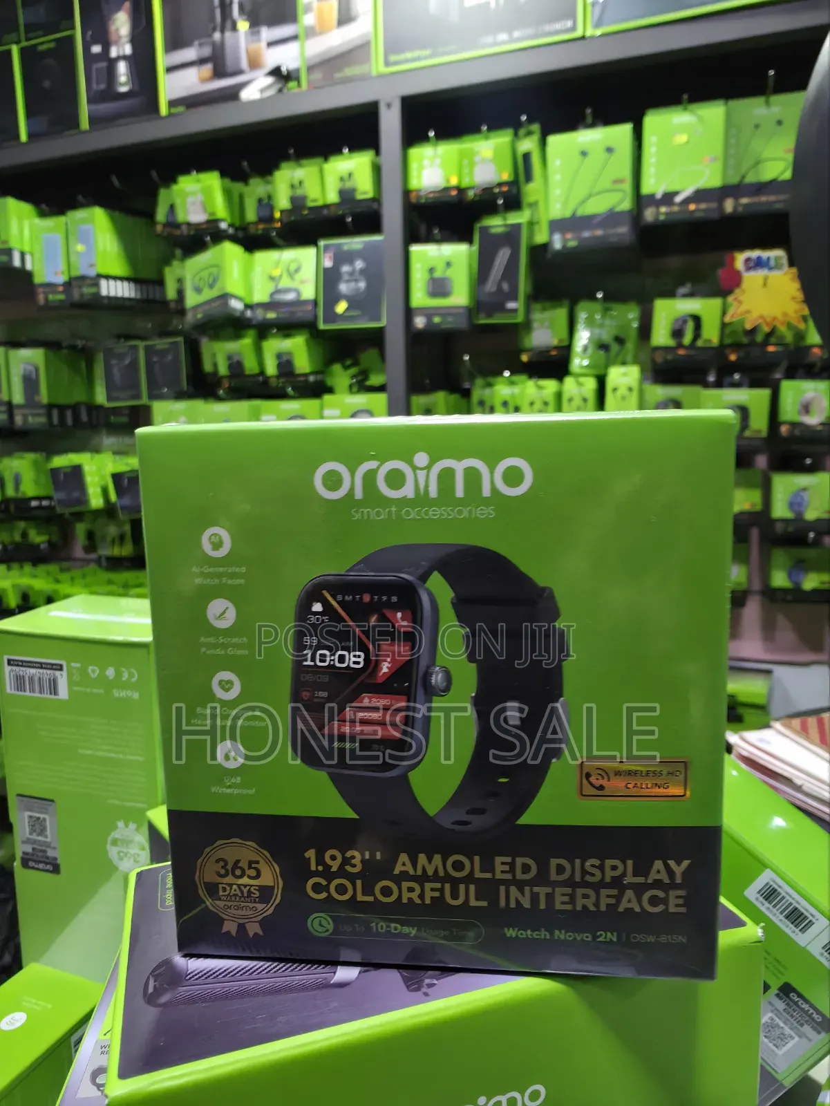 Oraimo Watch Nova 2N 1.93'' AMOLED 33-Day Standby Smart Watch