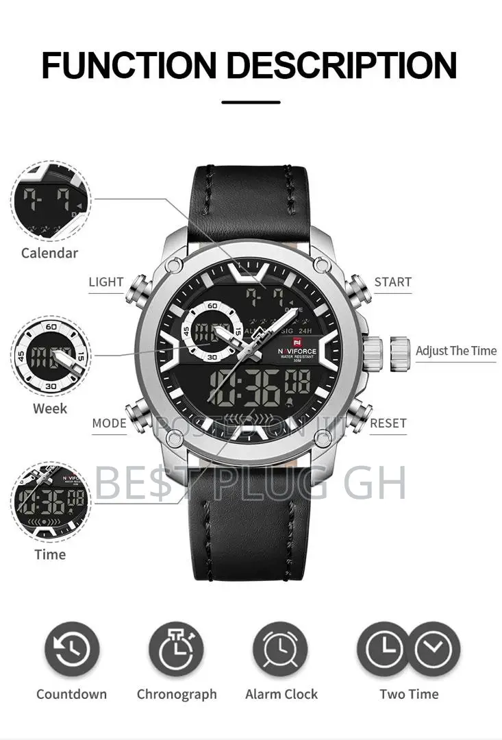 Maviforce Dual Display Watch