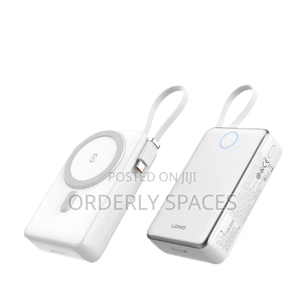 LDNIO 65W Fast Charging 20,000 mAh Power Bank for Laptops and Phones