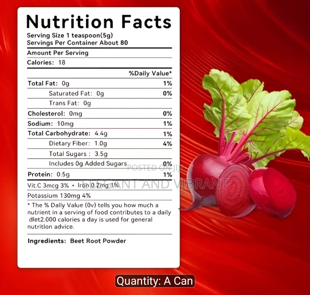 Beetroot Powder 300grams,pure High Quality for Fiber and Minerals