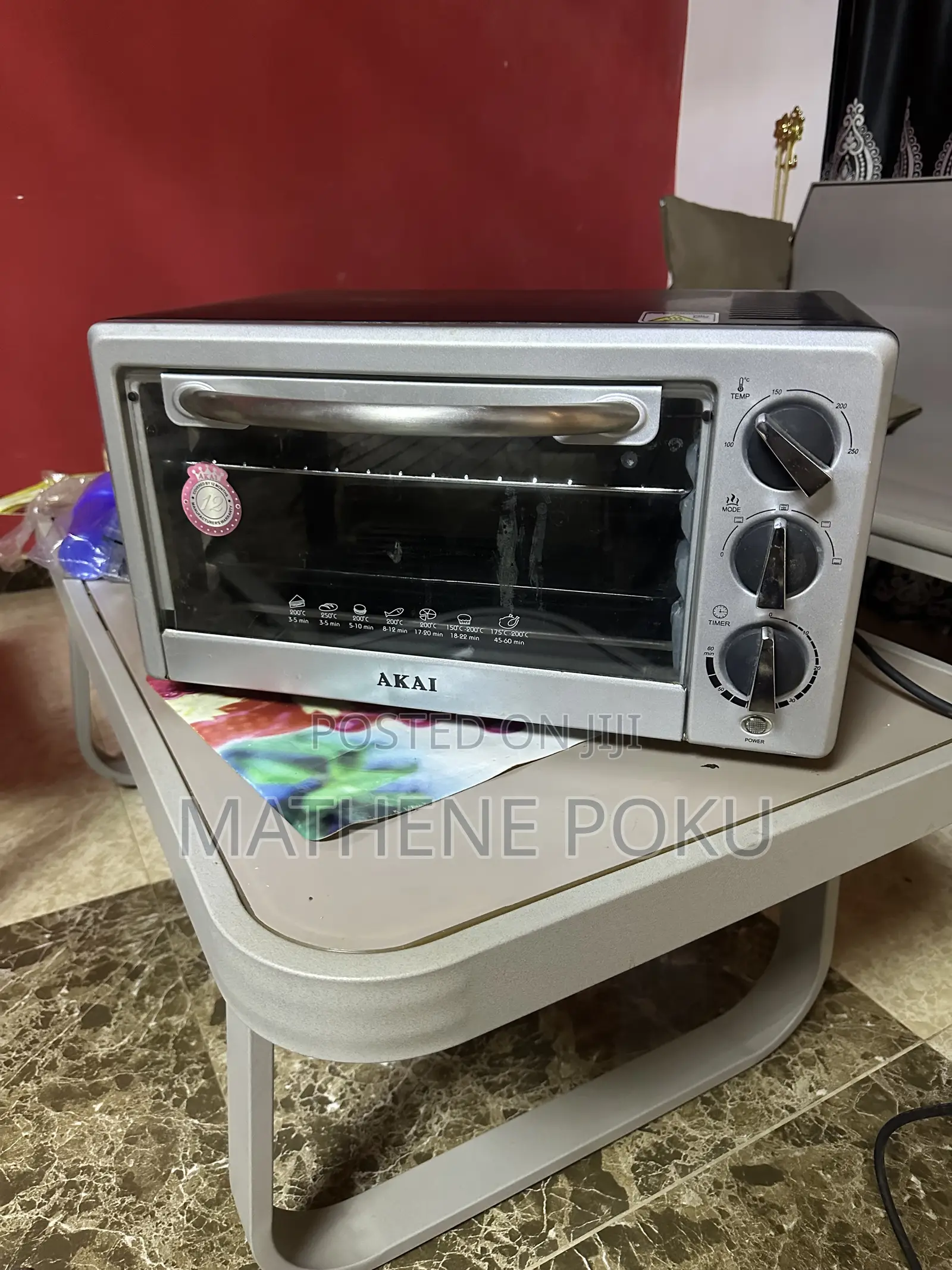 22 Liters Akai Electric Oven