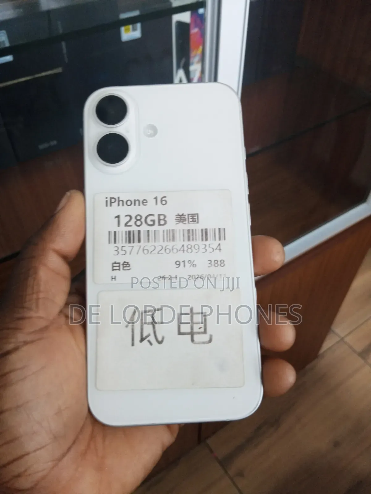 Apple iPhone 16 128 GB White