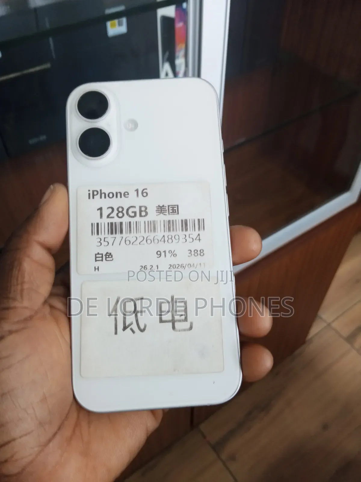 Apple iPhone 16 128 GB White