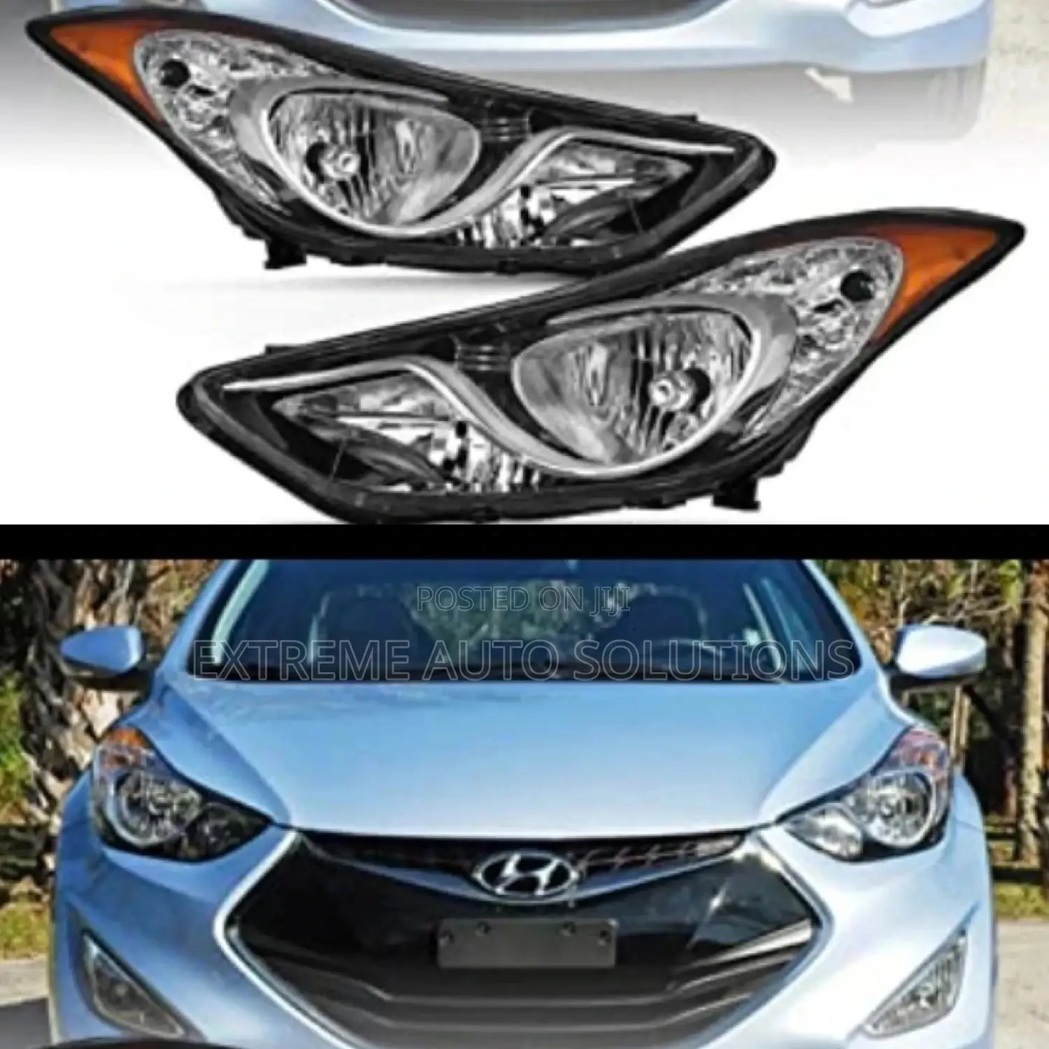 Elantra 2011 - 2013 Headlights