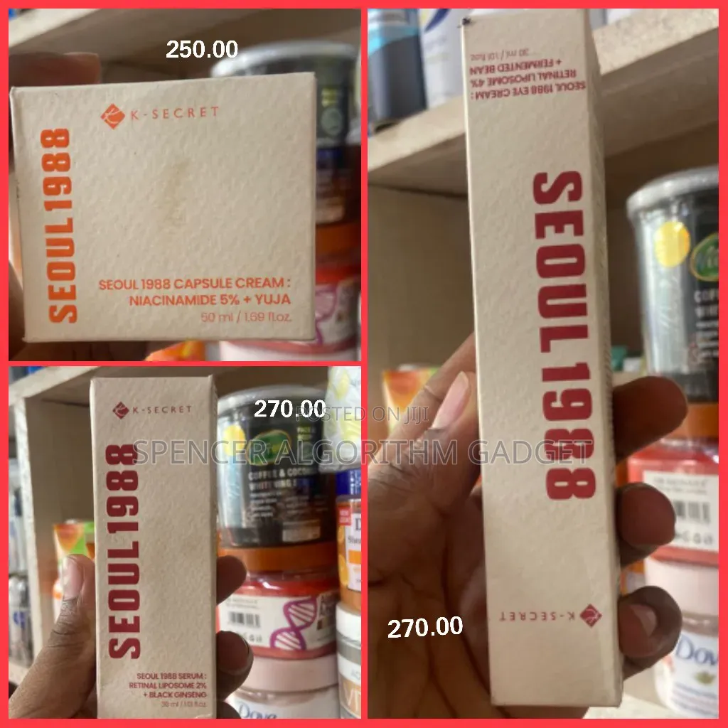 Seoul 1988 Eye Cream(270gh)/ Face Serum(270gh)/Face Cream (250gh)