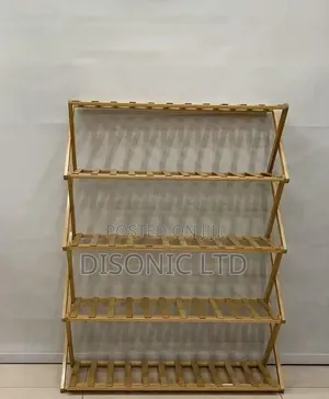 Wooden Folding Shoe Rack