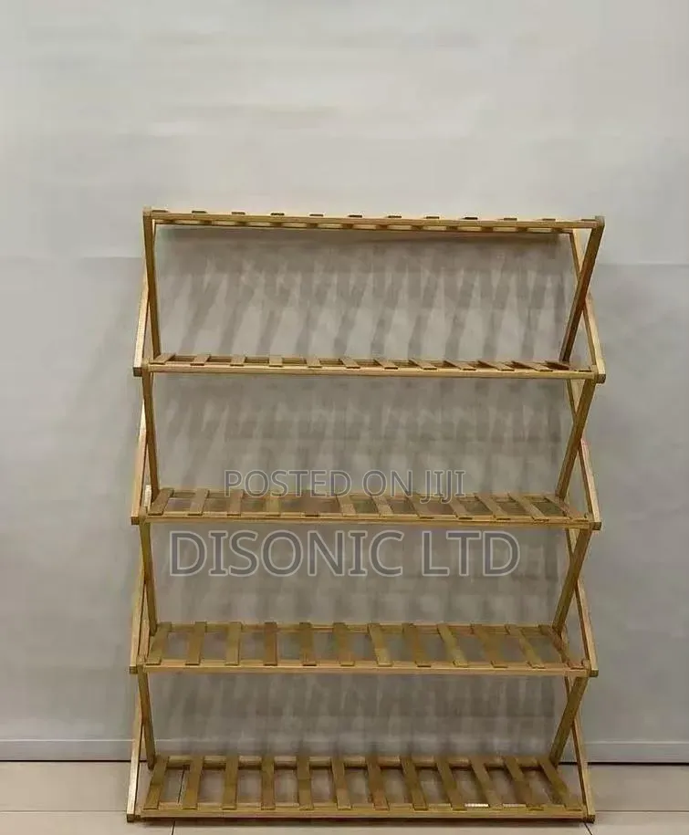 Wooden Folding Shoe Rack