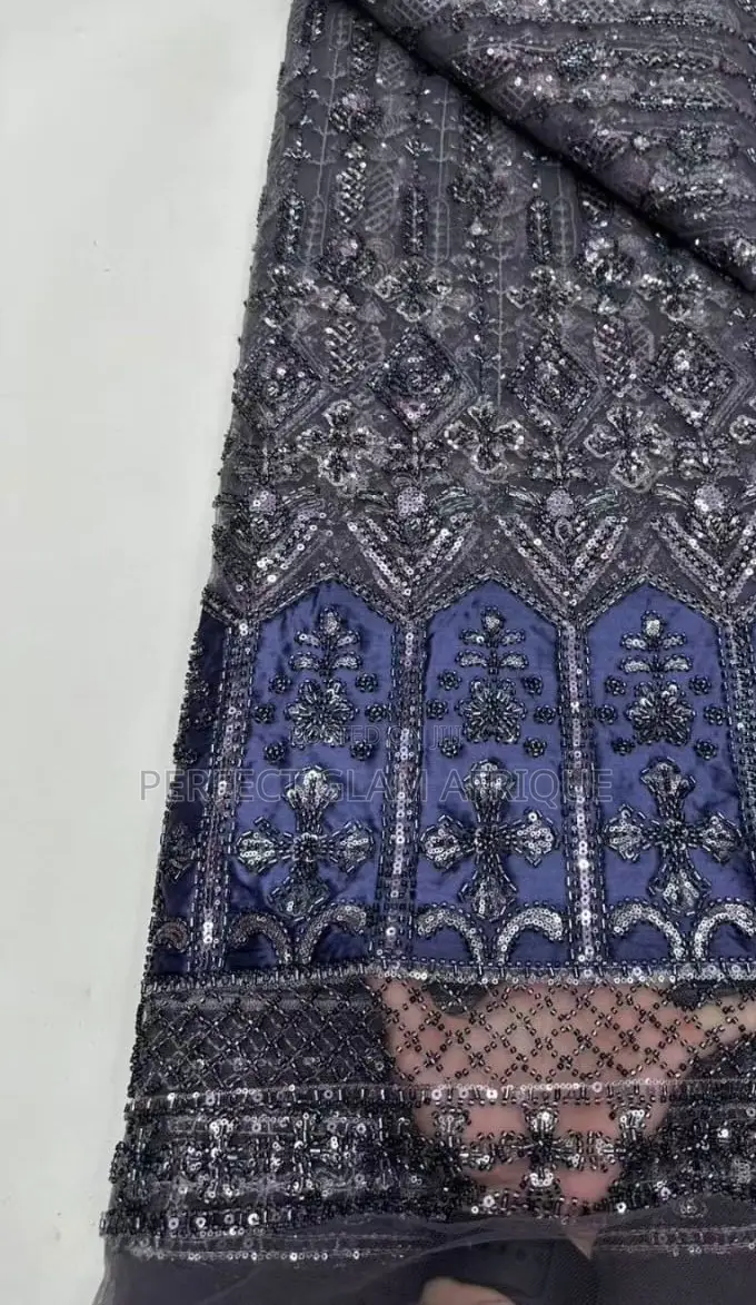 Luxury Heavy Beaded Sequin and Embroidery Lace