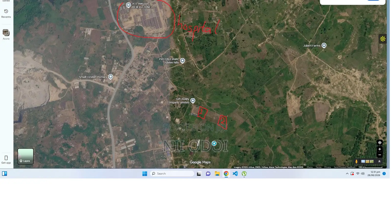 Plots for Sale at Kasoa Ahentia After Budumburam