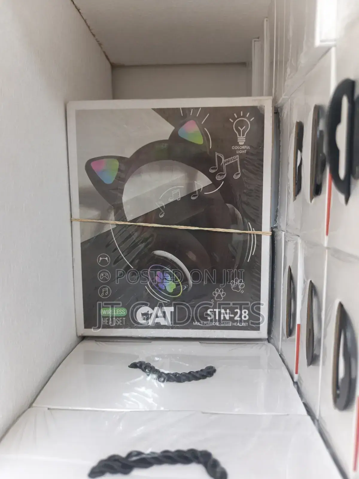 Cat Ears Wireless Headset — RGB Lights