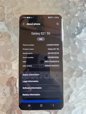 New Samsung Galaxy S21 5G 128 GB Bronze