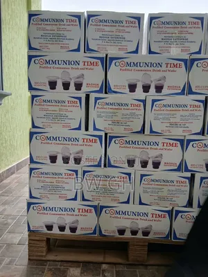 Packaged Communion Waffles With Wine