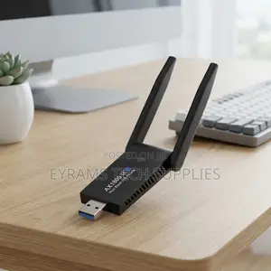 USB WiFi6 Adapter 1800Mbps Wireless Network Dongle Dual Band 2.4/5ghz