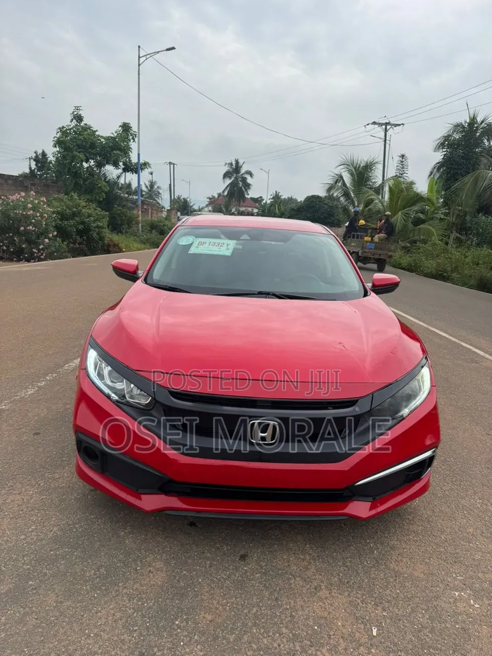 Honda Civic LX Sedan 2019 Red