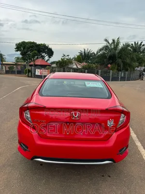 Honda Civic LX Sedan 2019 Red