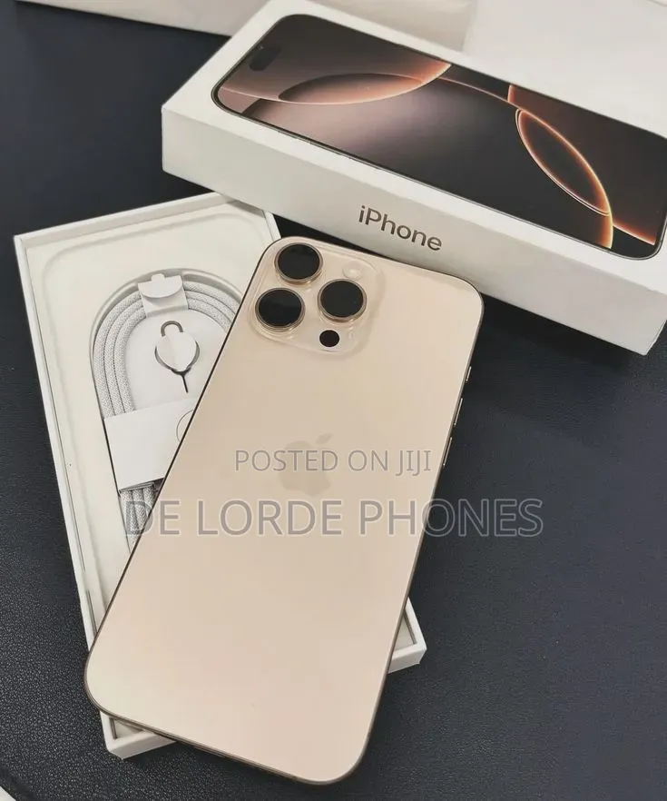 New Apple iPhone 16 Pro Max 256 GB Gold