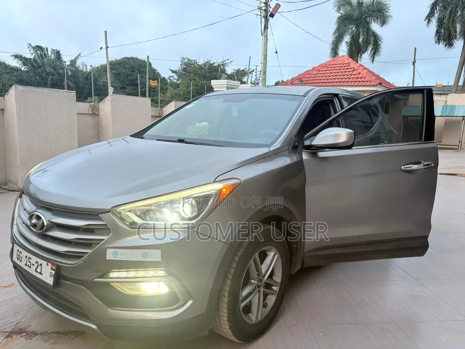 Hyundai Santa Fe 2017 Gray