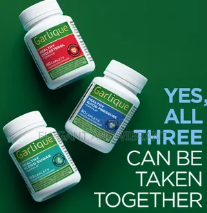 Garlique Garlic Extract Supplement, Healthy Blood Pressure Formula,