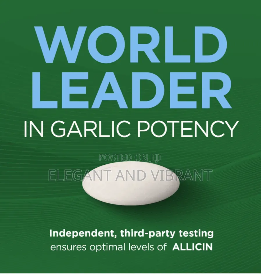 Garlique Garlic Extract Supplement, Healthy Blood Pressure Formula,