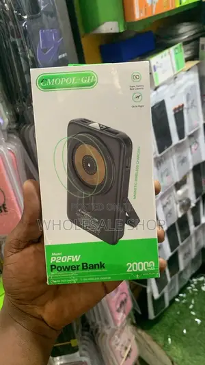 C-Mopol WIRELESS Charging Power Bank With Four Cables