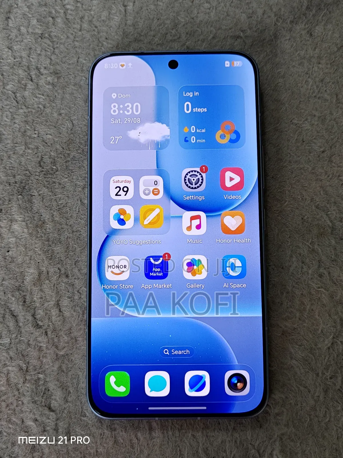 New Honor 500 512 GB Blue