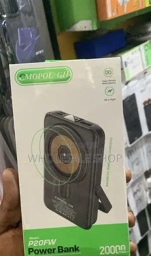 C-Mopol WIRELESS Charging Power Bank With Four Cables
