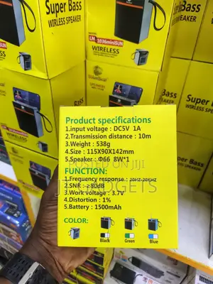 Boombest Ln-1036 Minisun Wireless Speaker